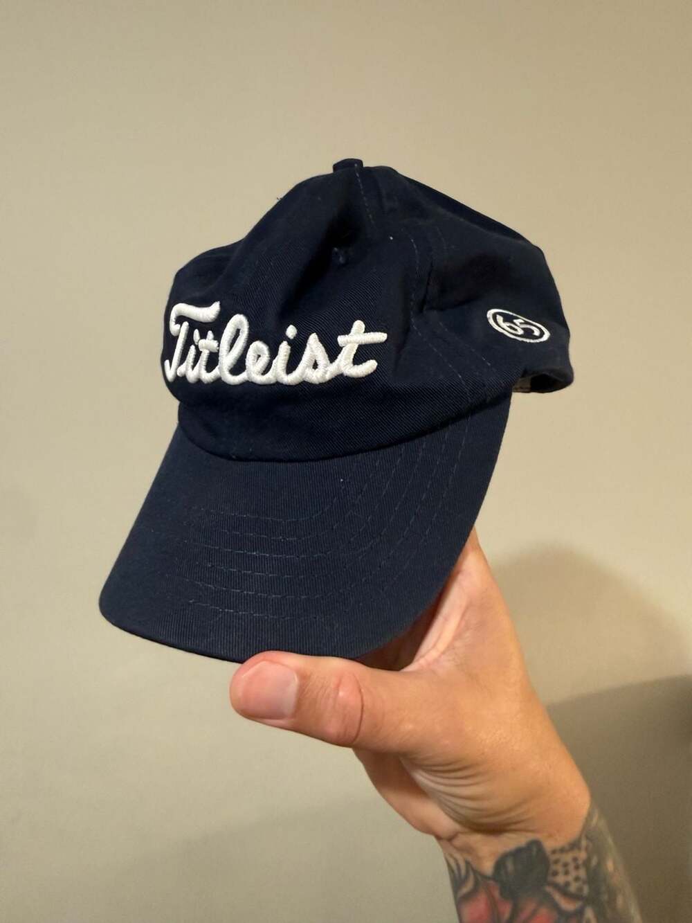 Titleist Silverstone Navy Blue Embroidered Adjustable Hat